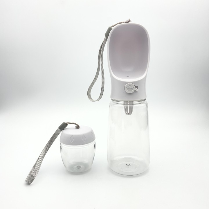 550 ml tragbare Wasserflasche für Hunde zum Spazierengehen, Futterspender für Hunde, gefaltete Flasche, Wasserspender, Wasser