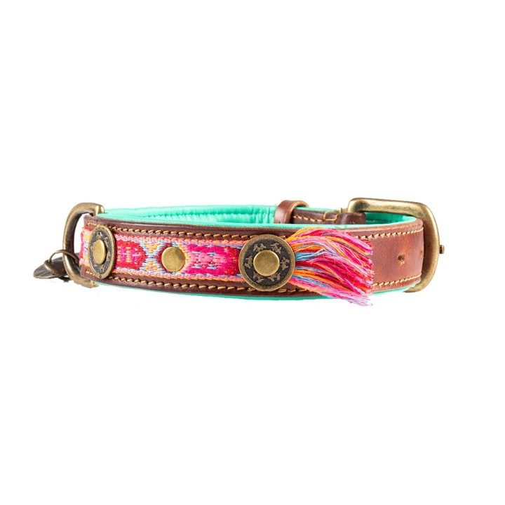 DWAM Halsband - Boho Rosa - XXS (2 cm)