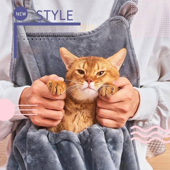 Katzen-Hebesack, Katzen-Hebeausrüstung, Katzenkleidung zum Ausgehen, Katzenschürze, Katzenschlafsack, tragbare Haustiertasche