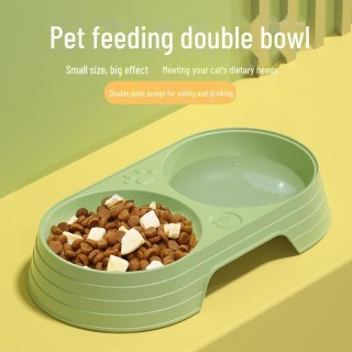 Umstoßsicherer Doppel-Katzennapf – Futter- und Wassernapf mit automatischer Nachfüllung