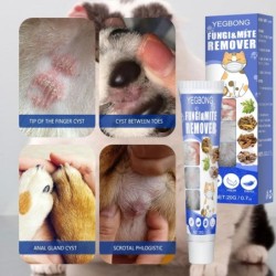 Salbe zur Entfernung von Haustiermilben, Hautschutz für Hunde, Anti-Juckreiz, Entfernung von Katzenpilz, Milben, Ringelflecht