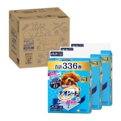Deo-Tuch Super Absorbent Times Unscented Deodorant Regular 336 Blätter Blätter x 3 Toilettentuch für Hunde (3 pinkeln) (112 T