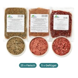 haustierkost.de Hund Welpe Frostfutter Menü 15 kg