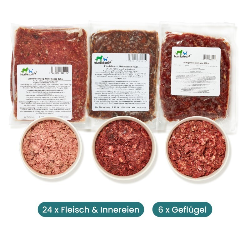 haustierkost.de Paket Hund Allergie Frostfutter 15 kg