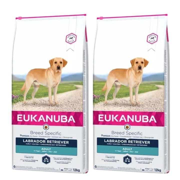 EUKANUBA Adult Breeds Specific Labrador Retriever Chicken 24 kg (2 x 12 kg)