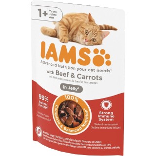 IAMS Cat Delights Beef & Carrots Jelly 85g