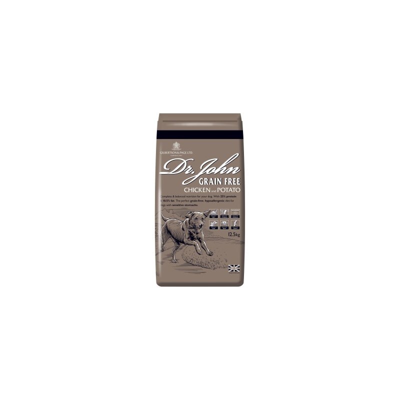 Dr John Getreidefreies Huhn & Kartoffeln 12,5 kg