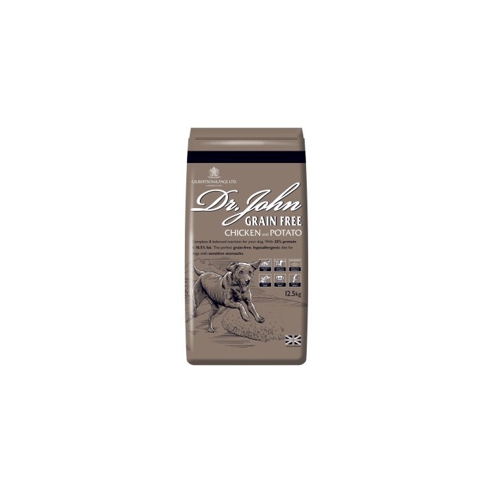 Dr John Getreidefreies Huhn & Kartoffeln 12,5 kg