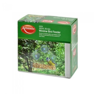 Ambassador Window Bird Feeder One Size transparente weiße