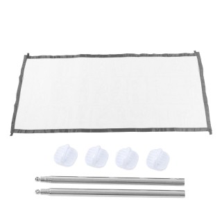 Erweiterbares Hundegitter-Tor, faltbares sicheres Gehäuse, Babytor mit Haken für Türen und Treppen