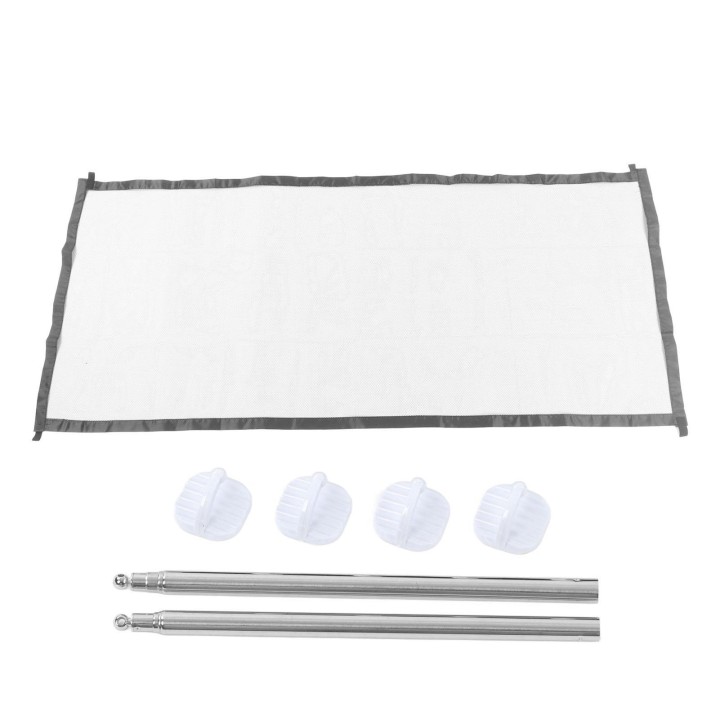 Erweiterbares Hundegitter-Tor, faltbares sicheres Gehäuse, Babytor mit Haken für Türen und Treppen