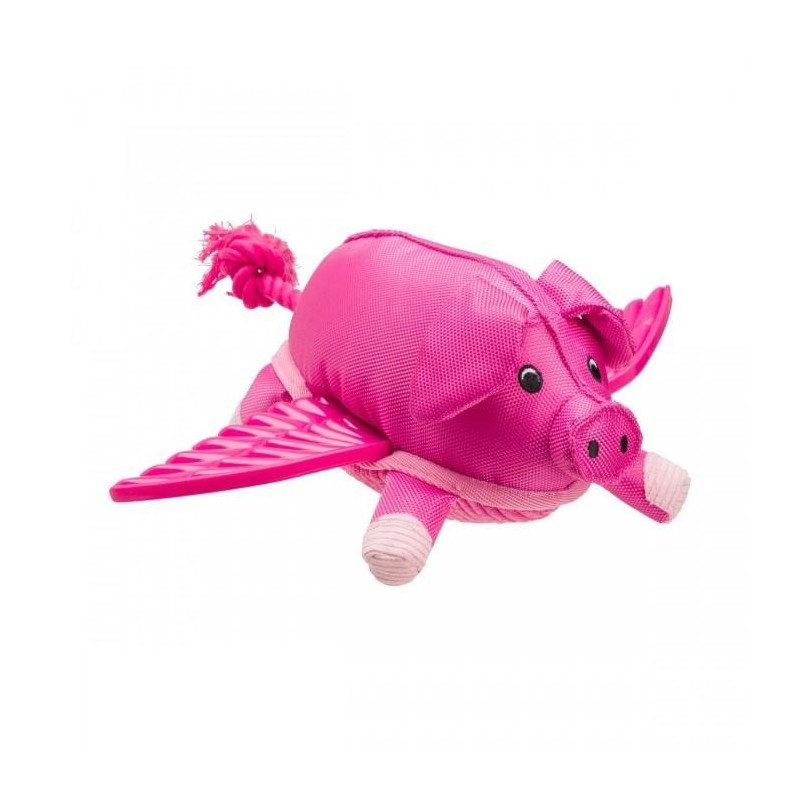 House of Paws Schweineseil-Hundespielzeug 33cm x rosa