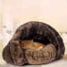 Neues Haustier-Katzen-Hundehaus-Zwinger-Welpen-Höhlen-Schlafbett-super weiche Matten-Auflage-warmes Nest