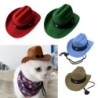 Cowboyhut für Haustiere, verstellbar, Mini-Katzen-Cowboy-Kostümzubehör mit Kinnriemen für Halloween-Weihnachtsfeiern S khaki