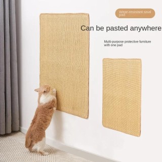 Sisalmatte, verschleißfest, kratzfest, keine Krümel, Anti-Katzenkratzer, Katzenkrallenbrett, Haustiermatte, Katzenkratzbrett