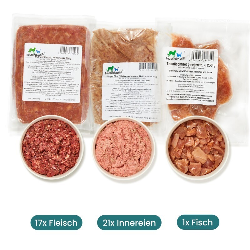 haustierkost.de Katze Senior Frostfutter Menü 15 kg