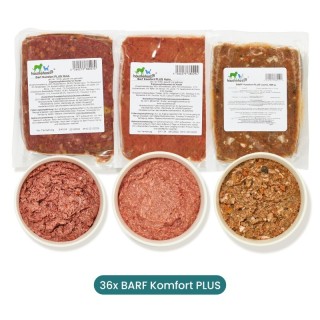 haustierkost.de BARF Komfort PLUS Frostfutter Menü 18 kg