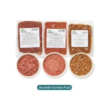haustierkost.de BARF Komfort PLUS Frostfutter Menü 18 kg