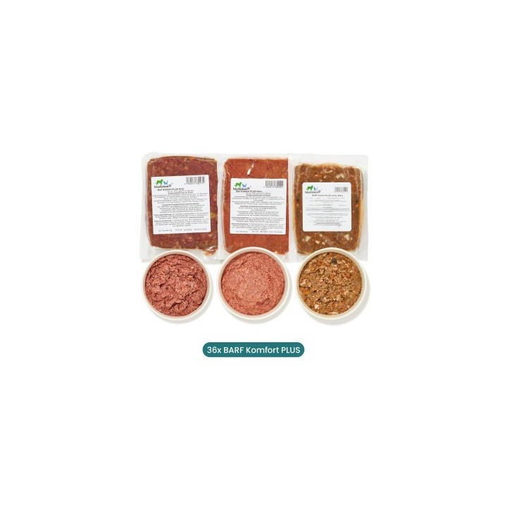haustierkost.de BARF Komfort PLUS Frostfutter Menü 18 kg