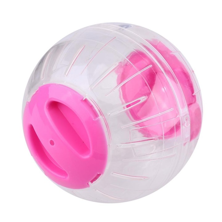 3 Farben 12 cm Neue Mode Kunststoff Kleine Haustier Hamster Gerbil Spielzeug Lauf Aktivität Gymnastikball Rosa gelb