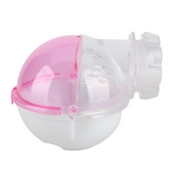 13cm Schöne Hamster Laufrad Kunststoff Kleine Haustier Spielzeug Ratte Lauf Spielen Spielzeug (Rosa) rosa