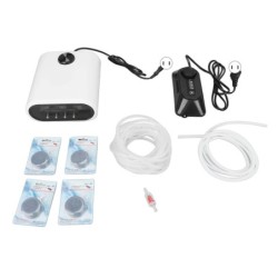 Aquarium Ozongenerator Aquarium Ozonmaschine mit Sprudelsteinen für sauberes Wasser mit Luftpumpe