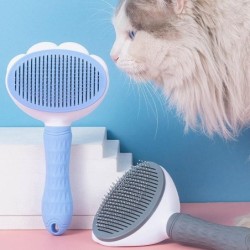 Nadelkamm für Haustiere, Haarentfernungskamm für Katzen und Hunde, Schnellreiniger für Katzenhaare, Streichelmassage, Haarent