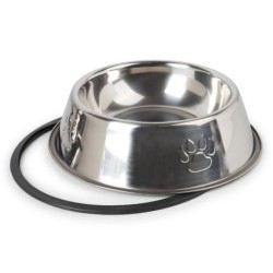 Hochwertiger Hundenapf aus Edelstahl mit Pfotendesign, rutschfest, Anti-Ameisen-Form, Futternäpfe für Katzen und Hunde, Futte
