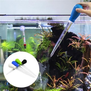 4 Stück 30 ml Reinigungsabfallentferner für Aquarien, manueller Wasserwechsel-Tropfpipette für Aquarien, multifunktionaler Öl