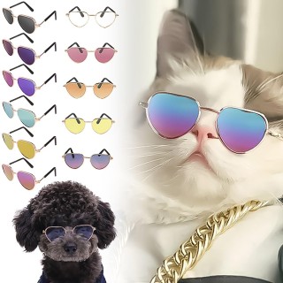 Hunde-Sonnenbrille, Katzen-Sonnenbrille, Haustier-Hippie, lustige Haustier-Sonnenbrille, Hund, Katze, Rollenspiel, Party, Kos