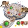 Intelligentes interaktives Katzenspielzeug, Ball, schnell rollend im Beutel, Versteckspiel für Kätzchen, Bewegungsaktiviertes
