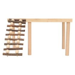 Hamster Klettern Plattform 2 Schicht Landschaftsbau Natürliche Holz Hamster Spielen Aktivität Plattform mit