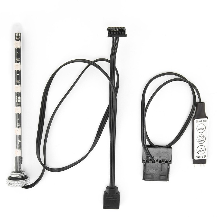 Aquarium Licht Einstellbar Volle Farbe RGB Computer Wasser Kühlung Tank Licht LED Rohr Lampe