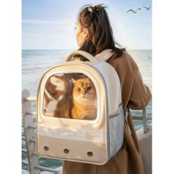 0-10 kg Katzentragetasche Atmungsaktiver Hunderucksack aus Netzstoff Große Kapazität Katzentragetasche Outdoor-Reisen Haustie
