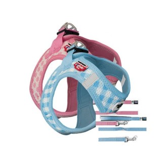 Curli Vest Harness Air-Mesh & Leash Puppy Set - XXXS - Hellrosa