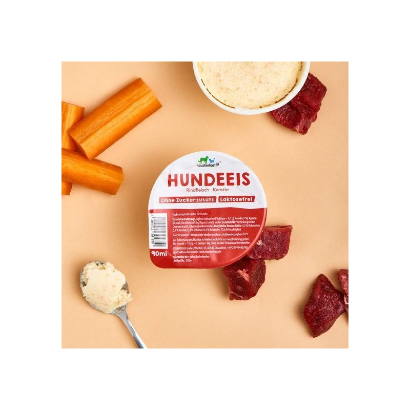 Hundeeis Rind, 90 ml