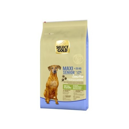 SELECT GOLD Sensitive Senior Maxi Ente und Kartoffel 2x12 kg