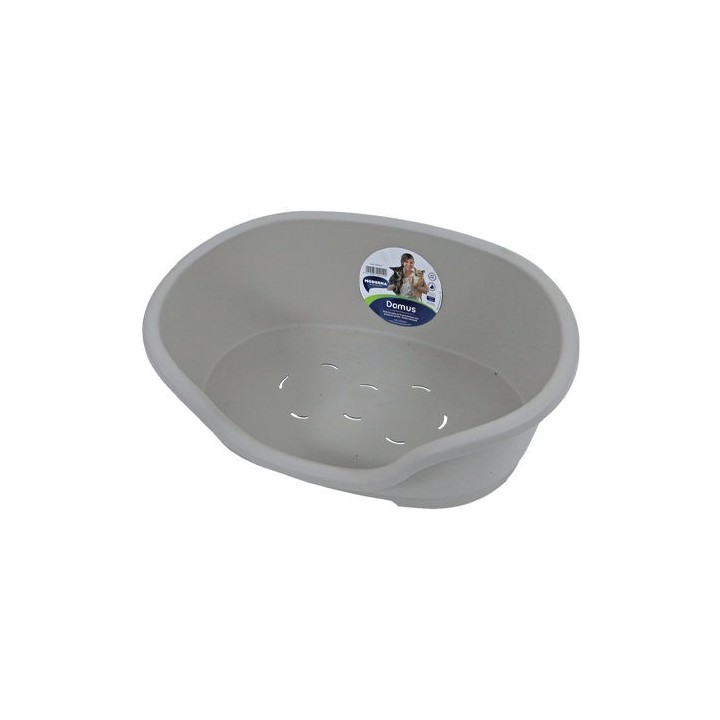 Moderna Hundekorb aus Kunststoff - Schwarz - 50 cm