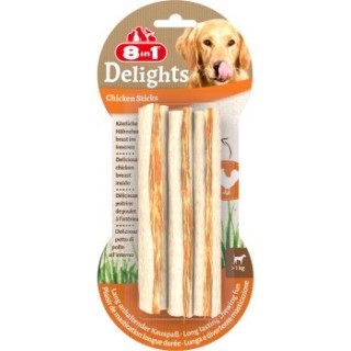 8in1 Delights Kausticks 1x3 Stück Hähnchen