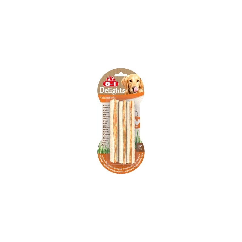 8in1 Delights Kausticks 1x3 Stück Hähnchen