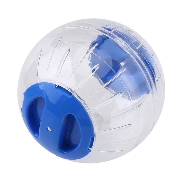 3 Farben 12 cm Neue Mode Kunststoff Kleine Haustier Hamster Gerbil Spielzeug Lauf Aktivität Gymnastikball Blau blau