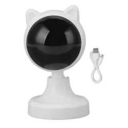 Katzenspielzeug mit Bewegungsaktivierung per USB, automatisches, interaktives Katzenspielzeug für Hauskatzen und Hunde, Schne