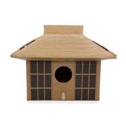 Vogelhaus - DIY - Braun - Wasserfest - Kleine Größe - Japanisches Haus