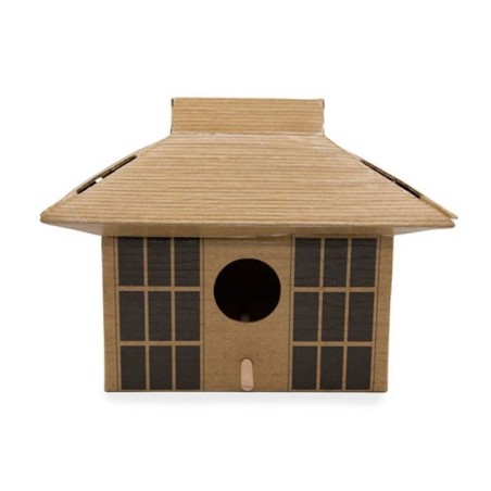 Vogelhaus - DIY - Braun - Wasserfest - Kleine Größe - Japanisches Haus