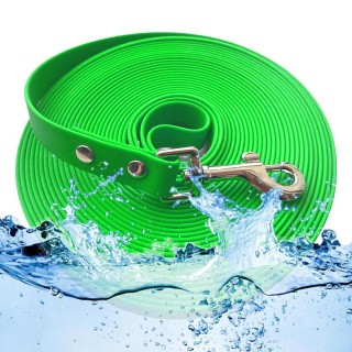 Robuste Hundeleine aus PVC, wasserdichte lange Hundeleine, reflektierender Rückruf, Tracking-Seil, leicht zu reinigen, Leine