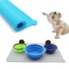 Silikon-Futtermatten für Hunde, Antihaftbeschichtung, rutschfest, wasserdicht, Futternapfmatten für Haustiere, Tischset, Futt