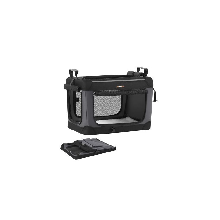 FEANDREA Hundebox faltbar, Hundetasche, Oxford-Gewebe S/M 60 cm, 42 cm, 42 cm