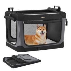 FEANDREA Hundebox faltbar, Hundetasche, Oxford-Gewebe S/M 76,2 cm, 53,4 cm, 53,4 cm