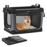 FEANDREA Hundebox faltbar, Hundetasche, Oxford-Gewebe S/M 76,2 cm, 53,4 cm, 53,4 cm