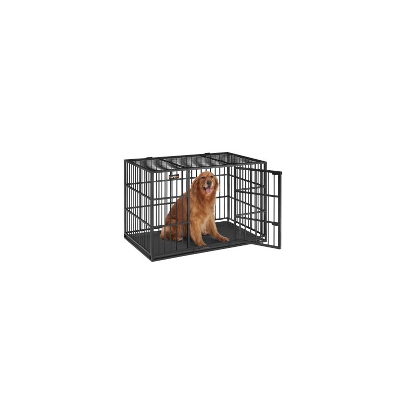 FEANDREA Hundekäfig Hundebox für mittelgroße und große Hunde 1,22 m, 75 cm, 80 cm